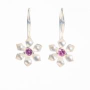 Neuner_Katinka_Rautenbluemchen_Ohrhaenger_rosa_Saphir_silber_70498